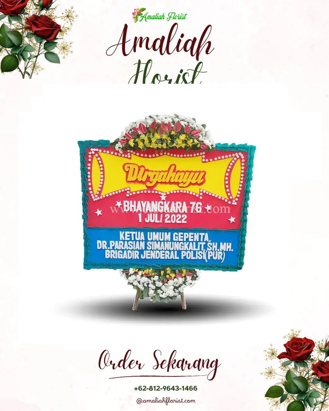 Papan Bunga HUT Ulang Tahun Lumbangsari